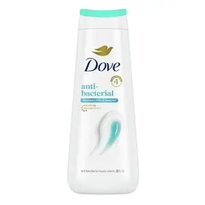 Dove Anti-Bacterial Body Wash 20fl oz Gentle Cleanser with Moisture Technology for Soft Hydrated Skin Effective Bacteria Protection Sensitive Skin Friendly No Sulfates No Parabens