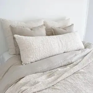 Boucle Body Pillow-Ivory