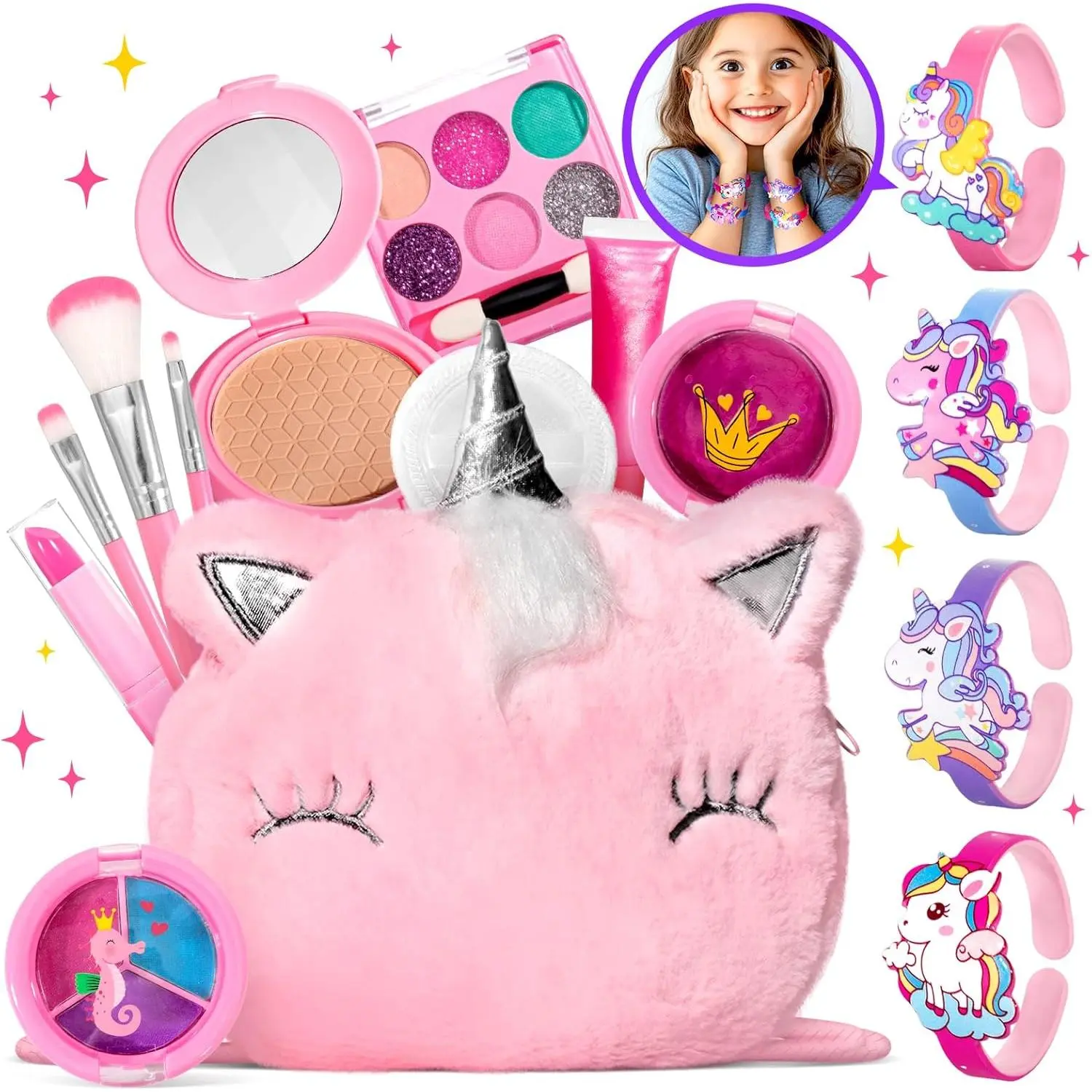 Pink Umicorn + Bangles