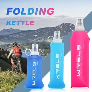 Camping Soft Water Bottle Drinking Sport Folding Bag Flask Outdoor Running Hydration Pack Waist Bicycle BPA Free - Lightweight Flexible Bottle for Outdoor Adventures