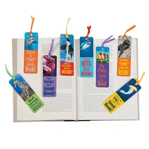 2" x 6" Bulk 48 Pc. Realistic Ocean Animals Cardstock Bookmarks