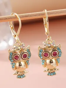 Cute Owl Design Earrings, Fashionable Jewelry for Women & Girls, Trendy All-match & Exquisite Jewelry for Birthday Gift, Wearable Jewelry, Fashionable Jewelry Accessories