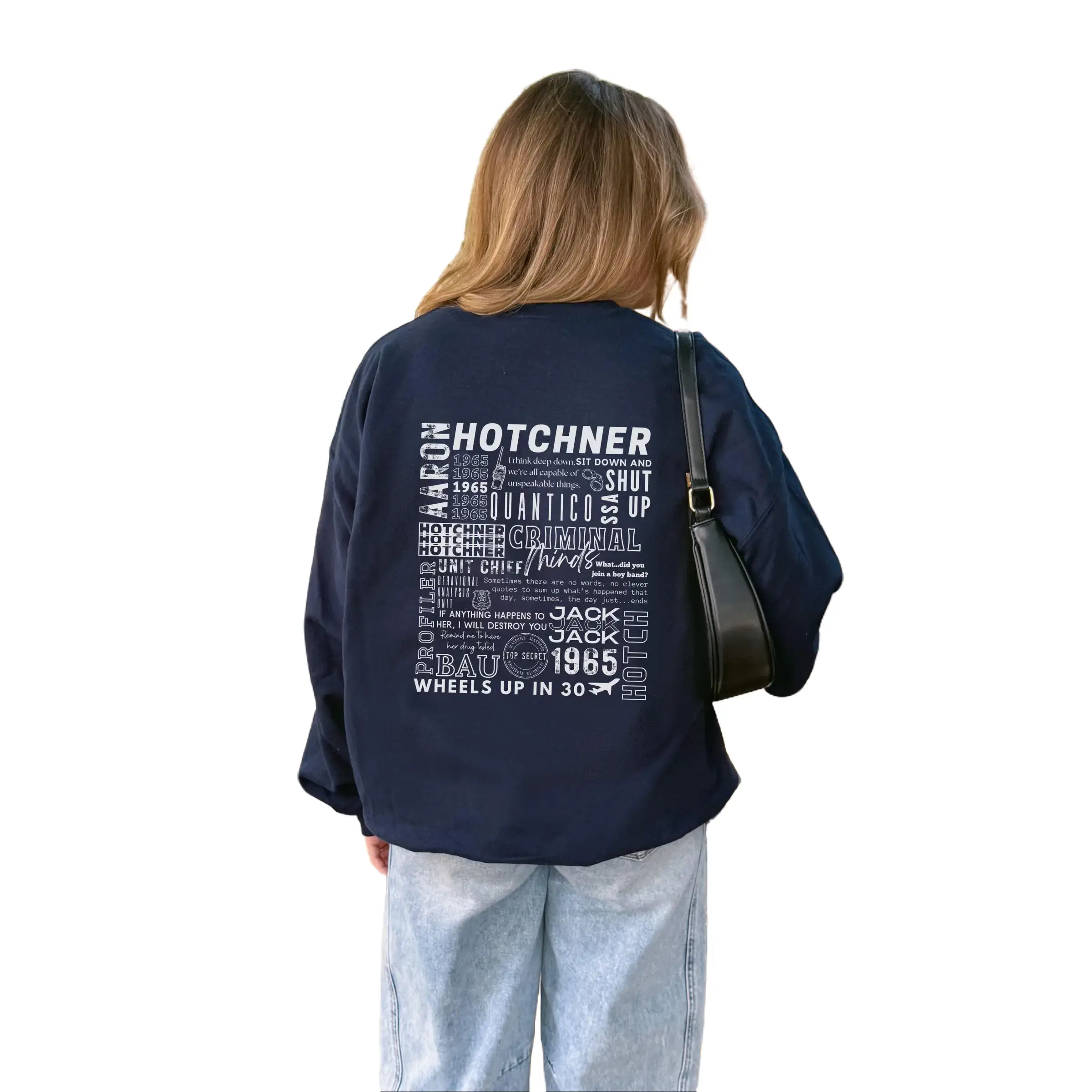 Criminal Minds HOTCH Quotes Sweater Criminal Minds Inspired Two Design