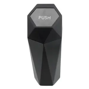 Mini Car Trash Can, Portable Car Dustbin with Lid, Leak-proof Auto Trash Bin, Car Organization Supplies, Mini Garbage Bin for Automotive Car Home Bedroom Office