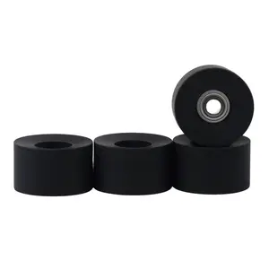 Apex Cruiser Wheels - 71D Urethane - ABEC-9 Bearings - "Pitch Black"