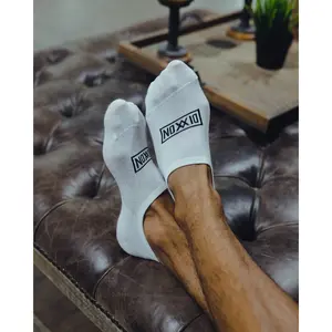 6pk Premium No Show Socks - White