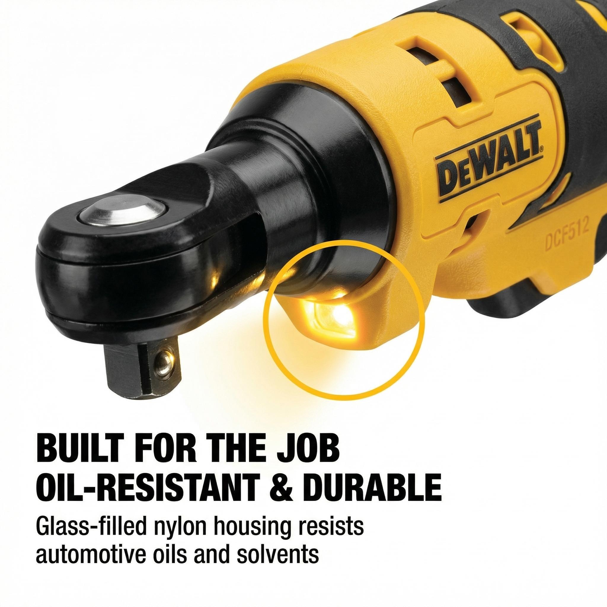 Dewalt DCF512 Cordless 1/2 Drive Ratchet Wrench Kit One Battery Charger Auto Repair Electric Wrench Makita Charger