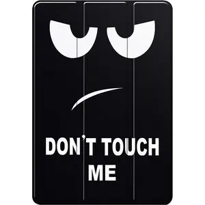 "Don't Touch Me" PU Leather Tri-Fold Folio Case - Amazon Fire HD 10