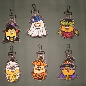 Nostalgia McNuggets in Halloween Costumes - bag / purse clip