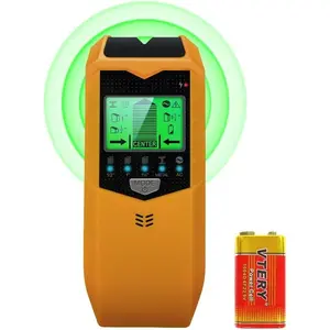 Stud Finder Wall Scanner, 5 in 1 Stud Detector with  LCD Display for Center and Edge of  Metal AC Wire