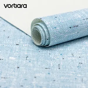 Vortiara Decorative Floral PVC Shelf Liner for Cabinets, Non-Adhesive Strong Grip Non-Slip Kitchen Shelf Liners, Waterproof & Easy to Wash