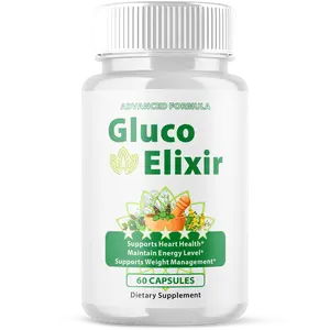 Gluco Elixir Advanced Balance Support Pills Natural Vitamin Supplement Once Daily 60 Capsules