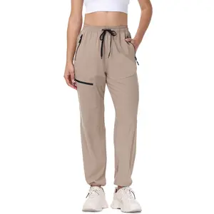 Women’s Hiking Pants – Quick-Dry, Lightweight Athletic Joggers with Elastic Waist and Cargo Pockets for Yoga, Gym, and Lounge Activities