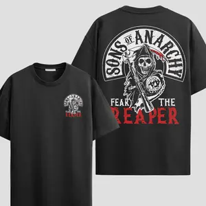 soa fear the reaper front and back shirt, soa memories shirt for men