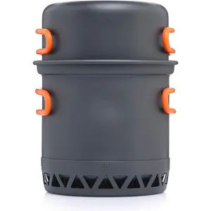 Camping Cookware Outdoor Pot Pure Titanium Utensils Cooking Equipment Heat Exchanger Design,Suitable for Hiking Backpacking
