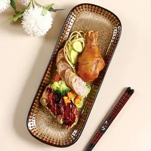 Asian Inspired Ceramic Serving Trays Various Options