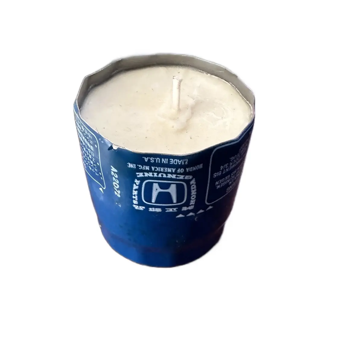 Car Oil Filter Candle (linen breeze scent)