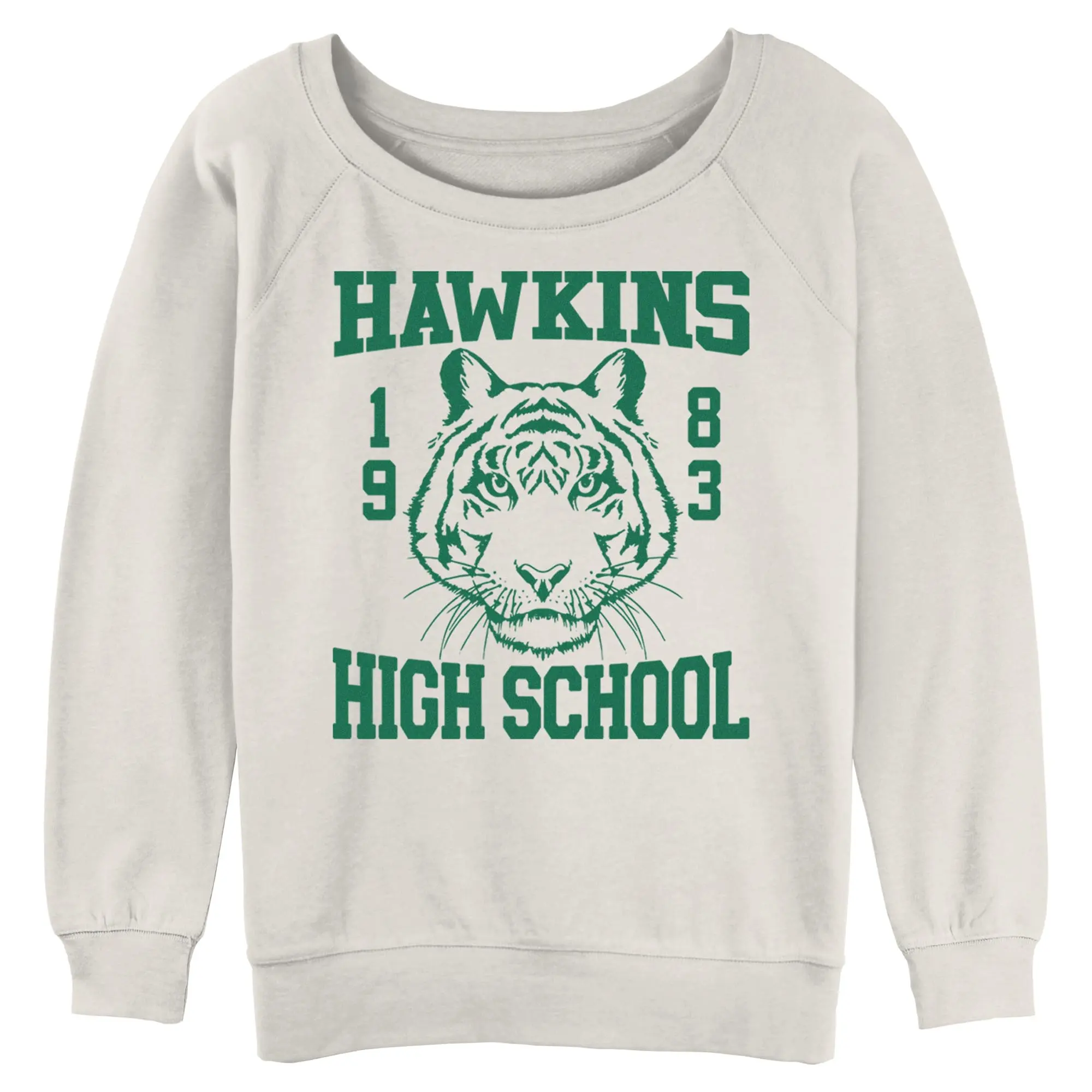 Stranger Things Juniors' Casual Printed Graphic Hoodie Sweatshirt, Hawkins High School 1983 Long Sleeve Pullover, Top