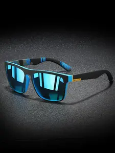 Simple Style Plain Color Polarized Sunglasses, Summer Trendy Frames  Sunglasses for Everyday Use, Modern Fashion Accessories for Outdoor Activities