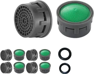 Faucet Areator, 4.75 GPM Insert Aerators 10 Pack Replacement Parts Only Work for Bathroom Sink Faucets, FAG-P10