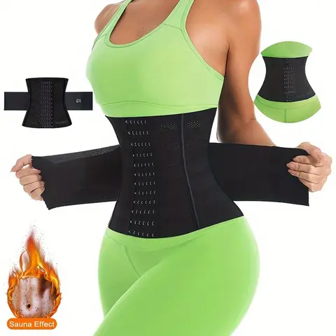 Waist Trainer for Women, Sporty Waist Slimmer, Tummy Control, Sweat-Wicking Waist Belt, Workout Waist Trimmer Belt