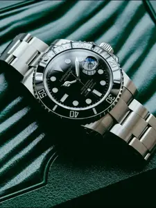 Luxury Submariner Series Men's Watch, Business Style, Waterproof Automatic Mechanical, Skeleton Design, Stainless Steel Strap, Analog Watch