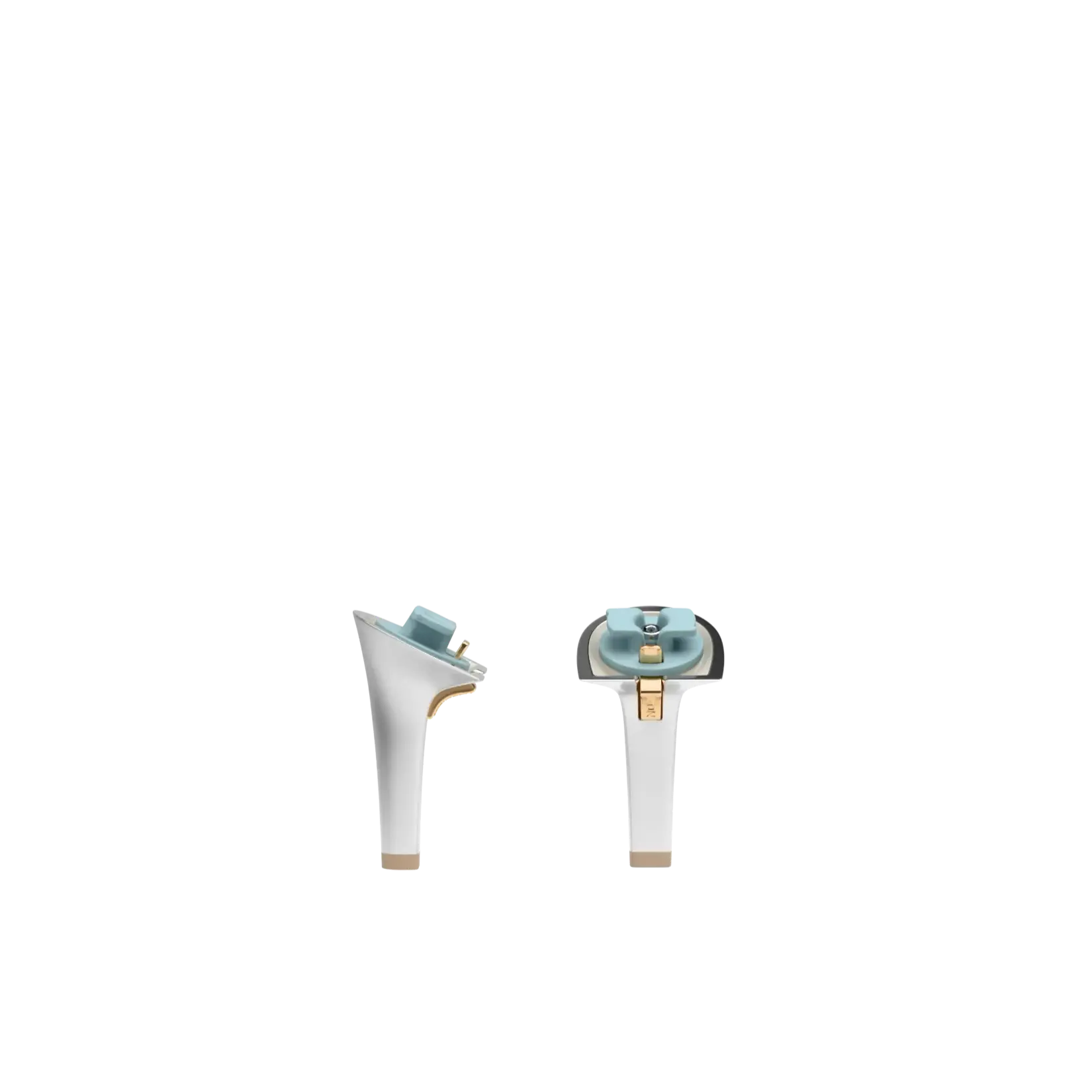Stiletto Heel Kit 4 Matte Silver