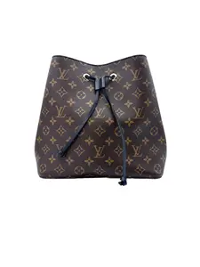 Pre-owned Louis Vuitton leather Tote Bags NeoNeo Monogram Canvas Bucket Bag With Black Drawstring LV2016