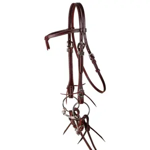 Schneiders Latigo Lined Futurity Browband Headstall