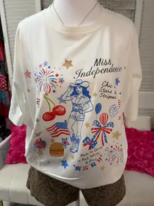 Miss Independence short sleeve shirt