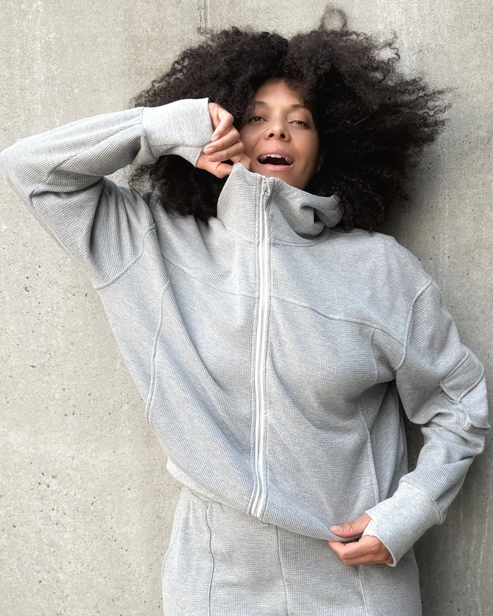 WAFFLE CARGO HOODIE