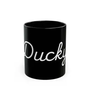 Ducky Ceramic Mug 11oz & 15oz - Glossy Finish, Microwave & Dishwasher Safe, Unique Design, Perfect for Coffee, Glossy Ceramic Finish