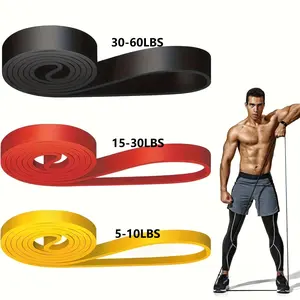 3 Piece Resistance Band Set, Pull Up Bands, Exercise Bands, Leg Resistance Bands, Muscle Training, Body Conditioning, Unisex