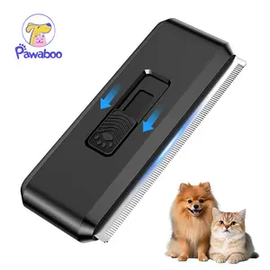 Dog Hair Brush, Retractable Shedding Brush with Dense Teeth, Dog Brushes For Grooming, Cute Grooming Comb for Home, Business Trip, Gentle Pet Comb for Travel