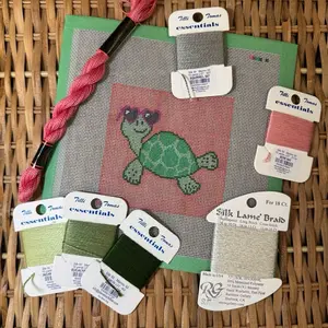 Turtlely Adorable Needlepoint Canvas