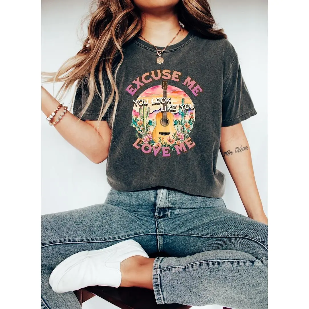 Excuse Me You Look Like You Love Me Comfort Shirt, Valentine's Day Tee, Valentines Shirt, Love Shirt, Valentines Day Gift, Country Music Tee