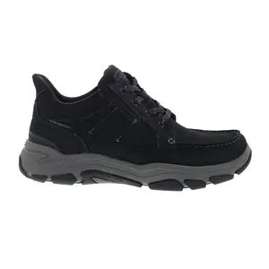 Rockport Ronan RMRONAN Mens Black Wide Suede Lifestyle Sneakers Shoes