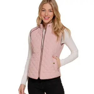 NE PEOPLE Womens Lightweight Quilted Padding Zip Up Vest Gilet(S-3XL)