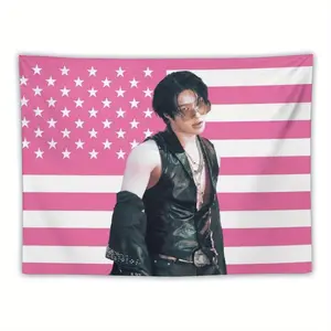 2026 New 1Pc Of Mingi Design Theme American Flag Fun Tapestry Poster Suitable For Gift Wall Decoration Bedroom Living Room Dormitory Home Textile tapestry boy room decor trippy room decor