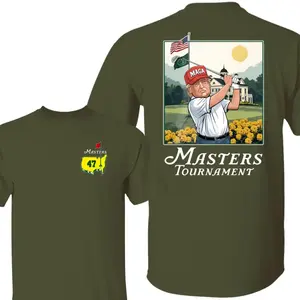 47th President Golf Tournament T-Shirt/Sweatshirt/Hoodie, Funny Patriotic Golfer Graphic Tee, Vintage Political Golf Shirt, Classic Gift for Men and Women