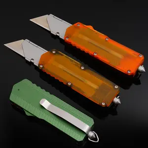 Outdoor Portable Back Clip Knives Cutting Knives Multifunctional Knives with Replaceable Blades