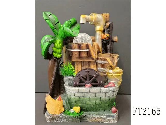 Hen Sitting by Cascade