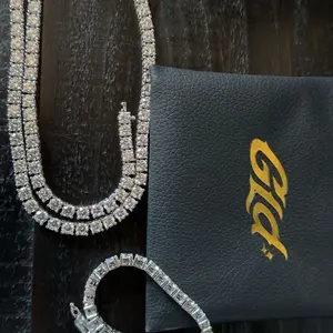 GLD Diamond Tennis Bracelet in White Gold- 5mm - Perfect Gift #tiktokshopsummersale