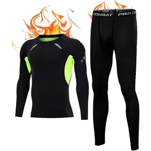 Thermal Underwear for Men Fleece Lined Long Johns Bottom Top Sets Cold Weather Base Layer
