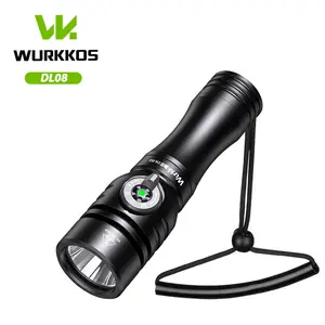 Wurkkos DL08 3600lm Rechargeable Diving Light 21700 5000mAh Powerful Flashlight with Rotary Magnetic Switch 6500K Underwater Torch IP68 100m Water Resistance