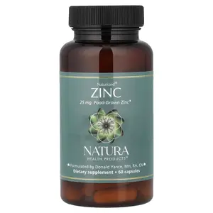 Natura Health Products Naturized® Zinc, 25 mg, 60 Capsules