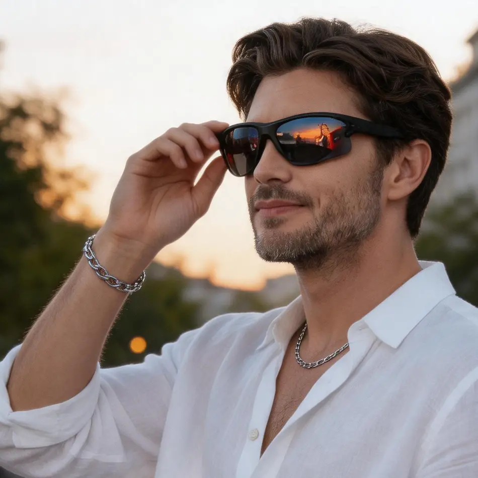 Unisex Sunglasses 6-Pack for Sports and Outdoors, Stylish Sporty Driving Shades with UV400 Protection, Sports Outdoor Sunglasses