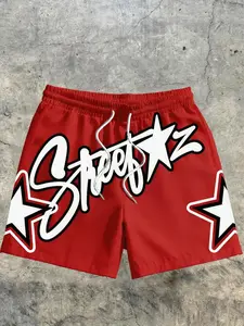 Men's printed casual athletic shorts