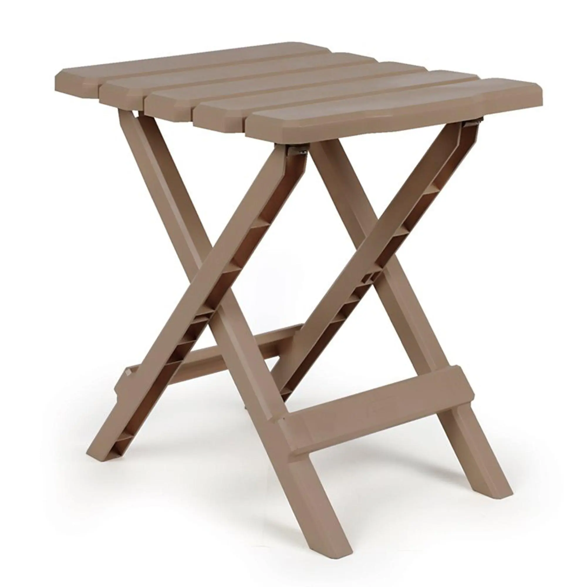 Camco Adirondack Portable Outdoor Camping Plastic Folding Side Table