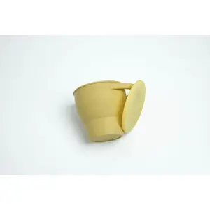 Collapsable Snack cup(Mustard)